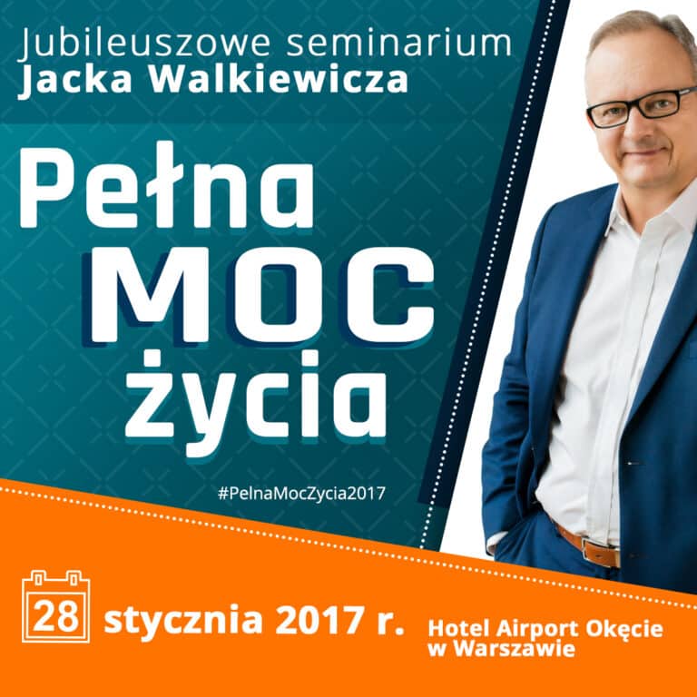 Zaproszenie na wydarzenie Jubileuszowe Seminarium Jacka Walkiewicza